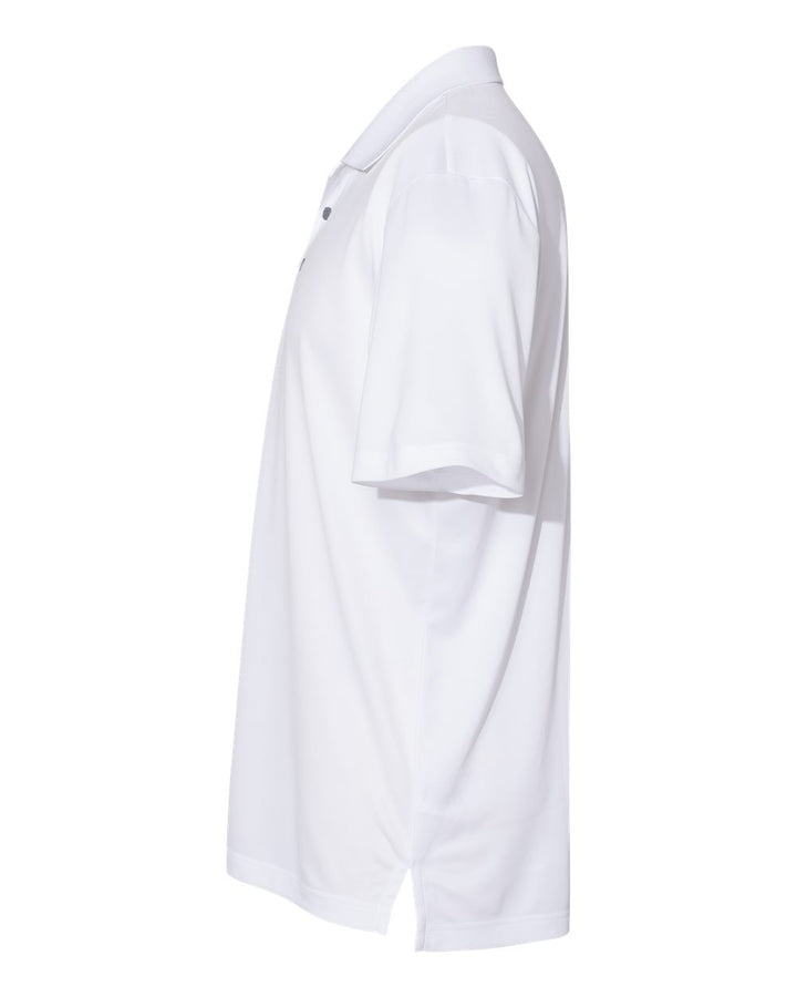 Left View of White Performance Polo - A230