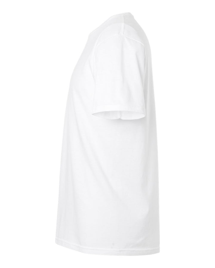 Left View of White Softstyle® T-Shirt - 64000