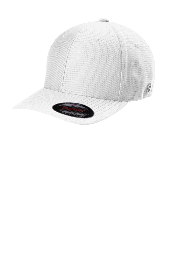 Left View of White TravisMathew Rad Flexback Cap. TM1MU426