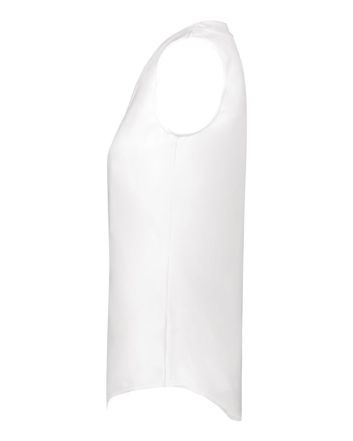 Left View of White Women's Cutter Jersey - 6913