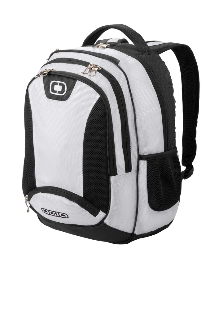 Left View of White/Blk/Slvr OGIO - Bullion Pack. 411064