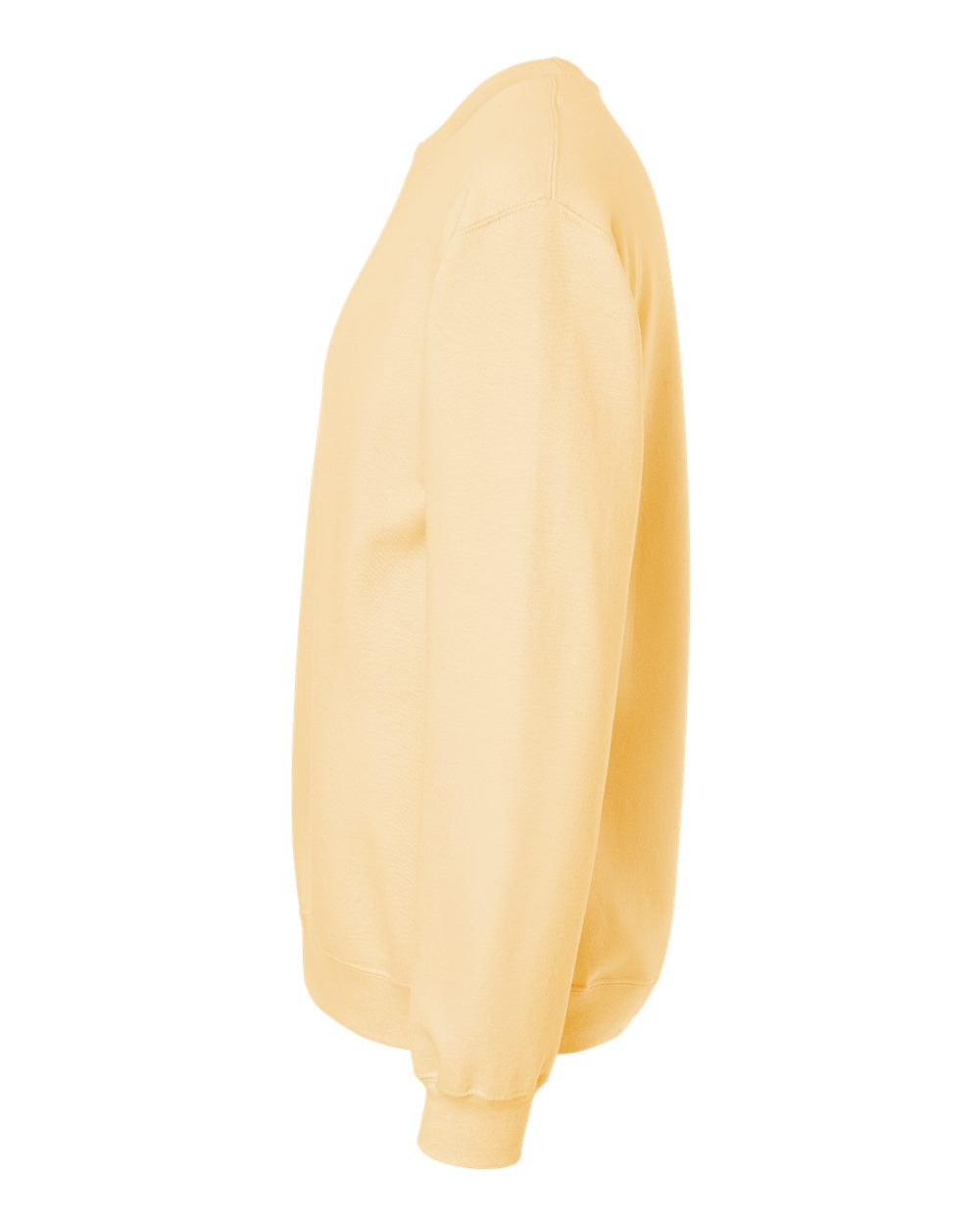 Left View of Yellow Haze Softstyle® Midweight Crewneck Sweatshirt - SF000