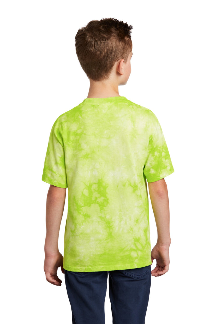 Lemon Lime Port & Company Youth Crystal Tie-Dye Tee PC145Y