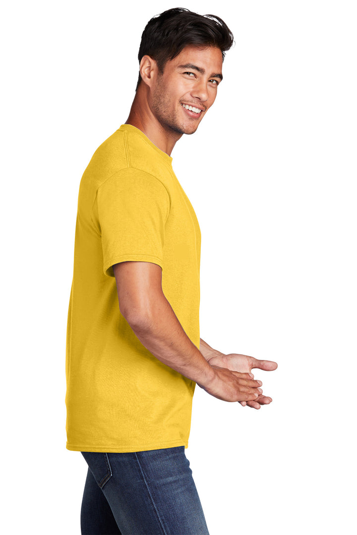 LemonYllw Port & Company - Core Cotton Tee. PC54