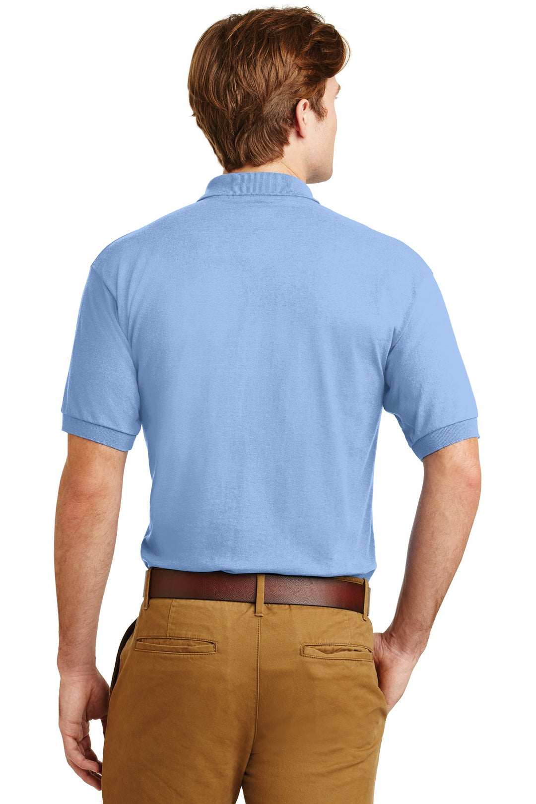 Light Blue Gildan - DryBlend 6-Ounce Jersey Knit Sport Shirt. 8800
