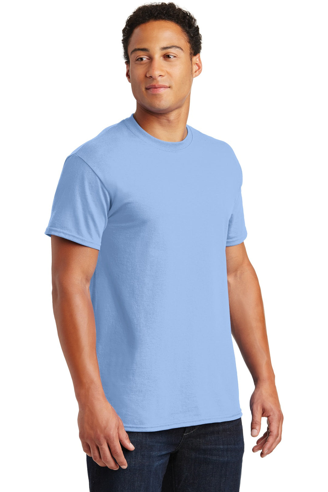 Light Blue Gildan - Ultra Cotton 100% US Cotton T-Shirt. 2000
