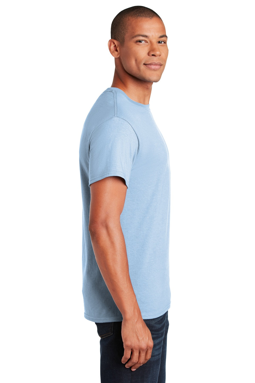 Light Blue Gildan - Ultra Cotton 100% US Cotton T-Shirt with Pocket. 2300