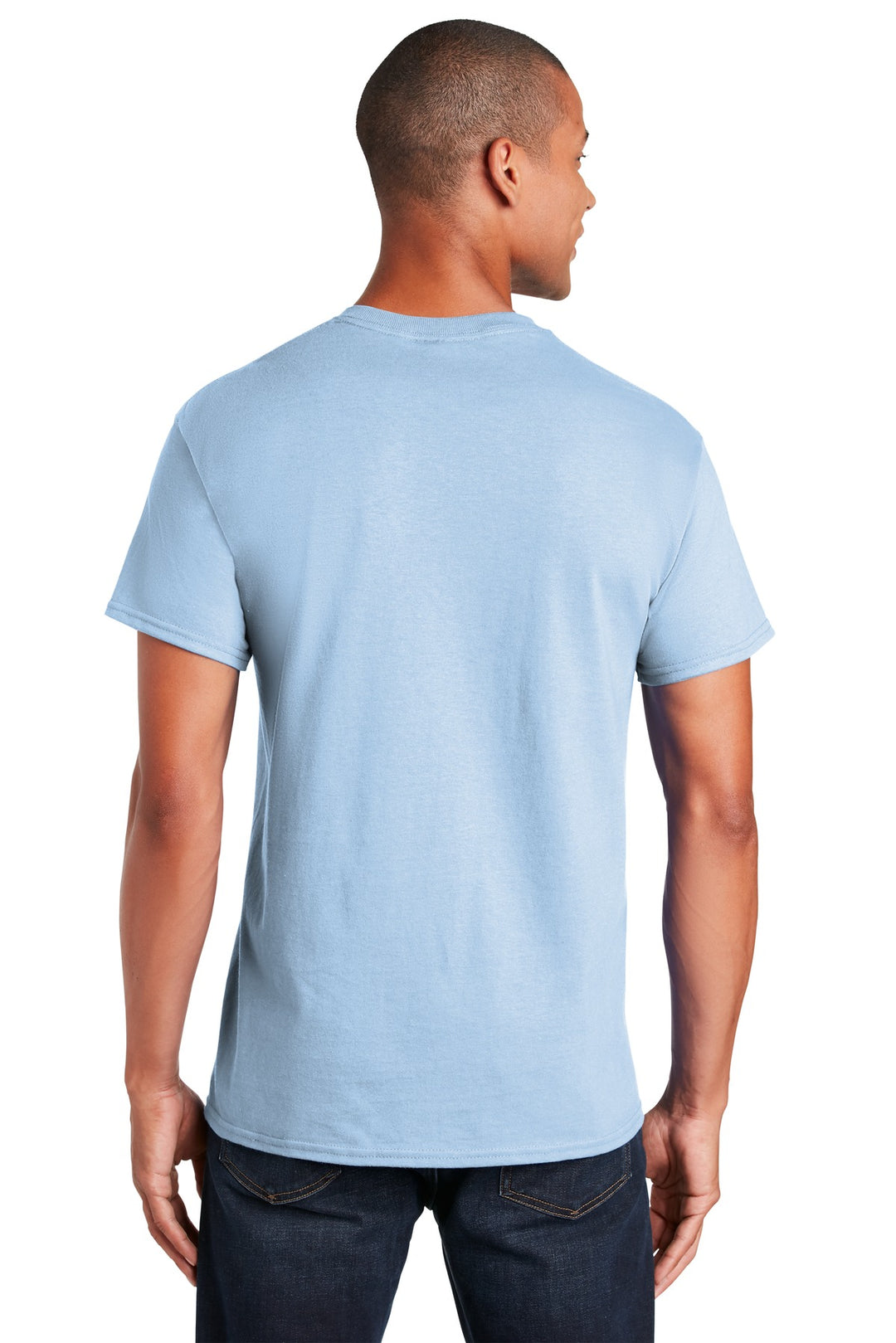 Light Blue Gildan - Ultra Cotton 100% US Cotton T-Shirt with Pocket. 2300