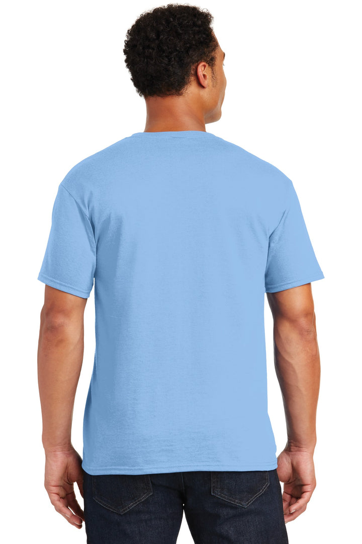 Light Blue Jerzees - Dri-Power 50/50 Cotton/Poly T-Shirt. 29M