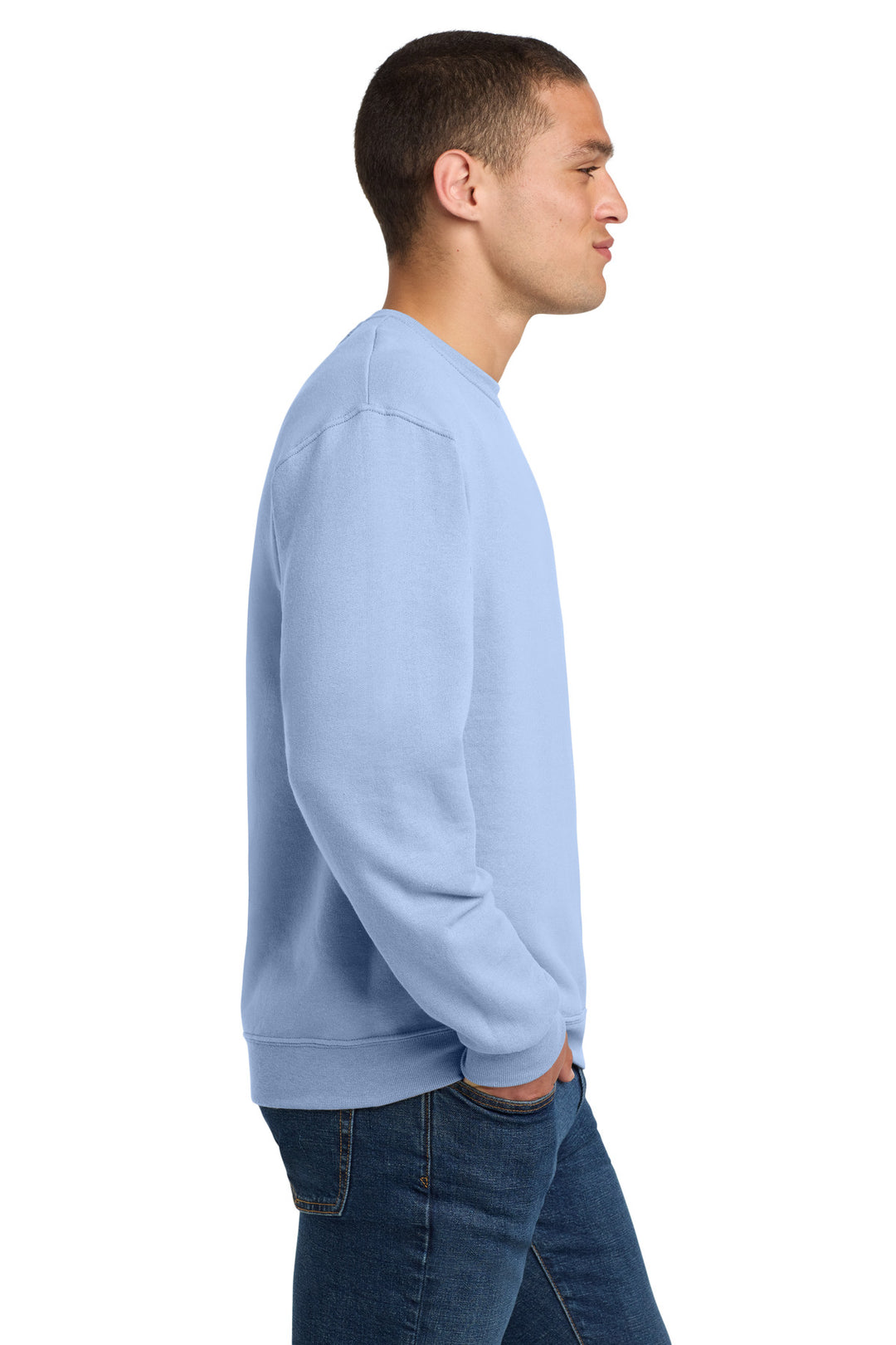 Light Blue Jerzees - NuBlend Crewneck Sweatshirt. 562M