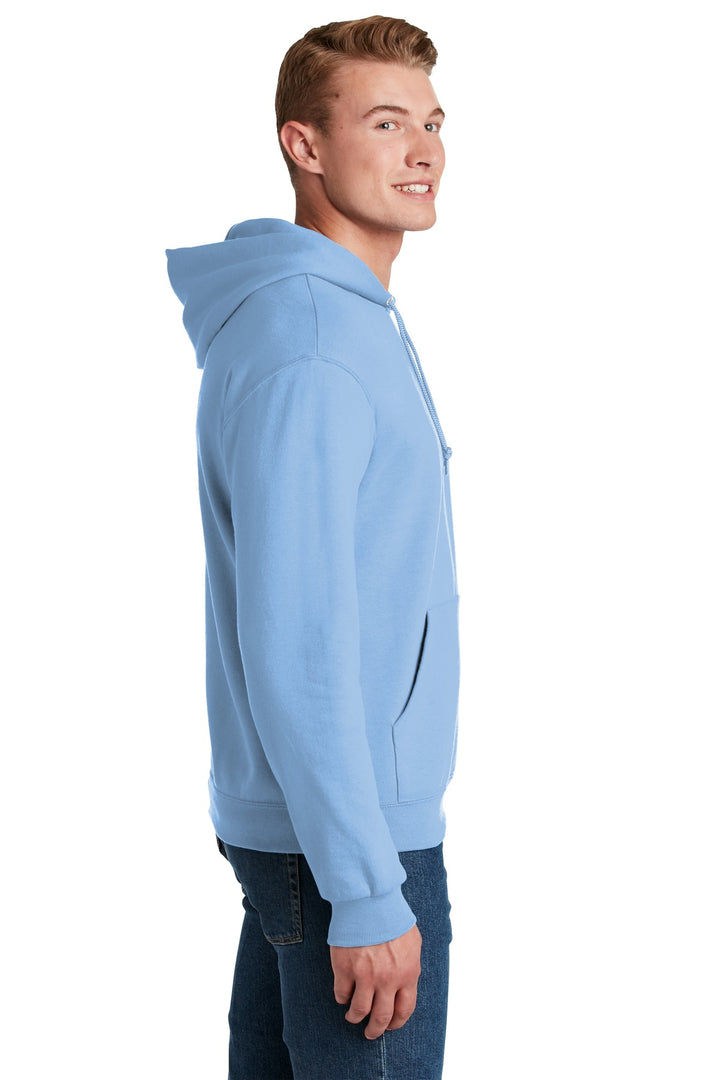 Light Blue Jerzees NuBlend Pullover Hooded Sweatshirt. 996M
