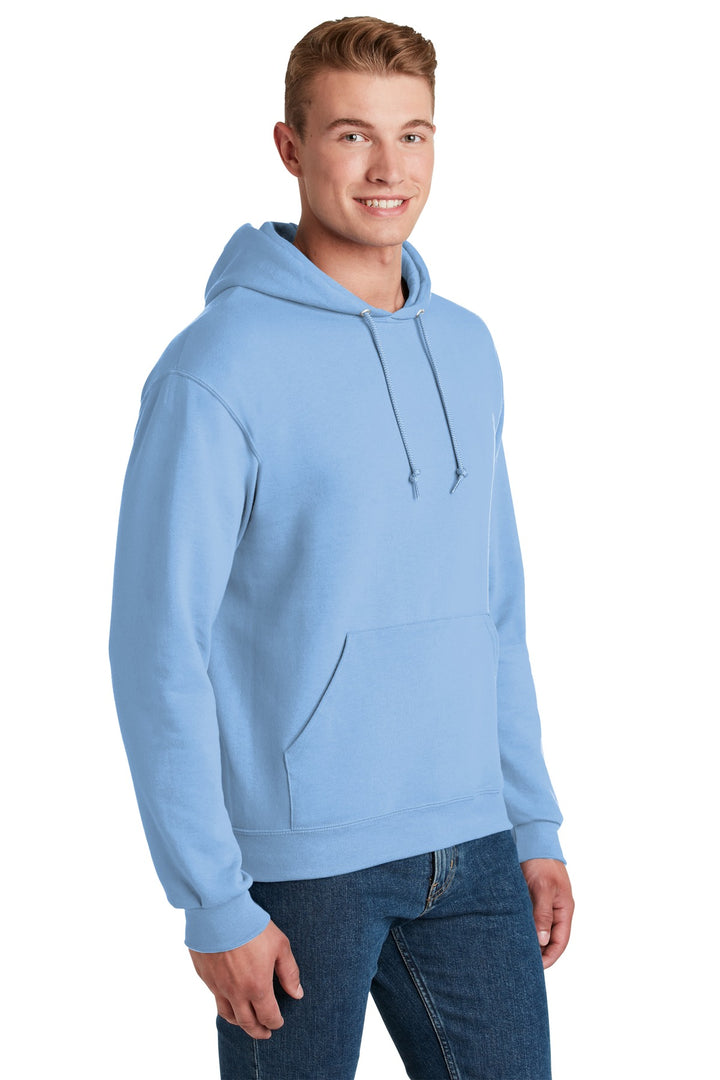 Light Blue Jerzees NuBlend Pullover Hooded Sweatshirt. 996M