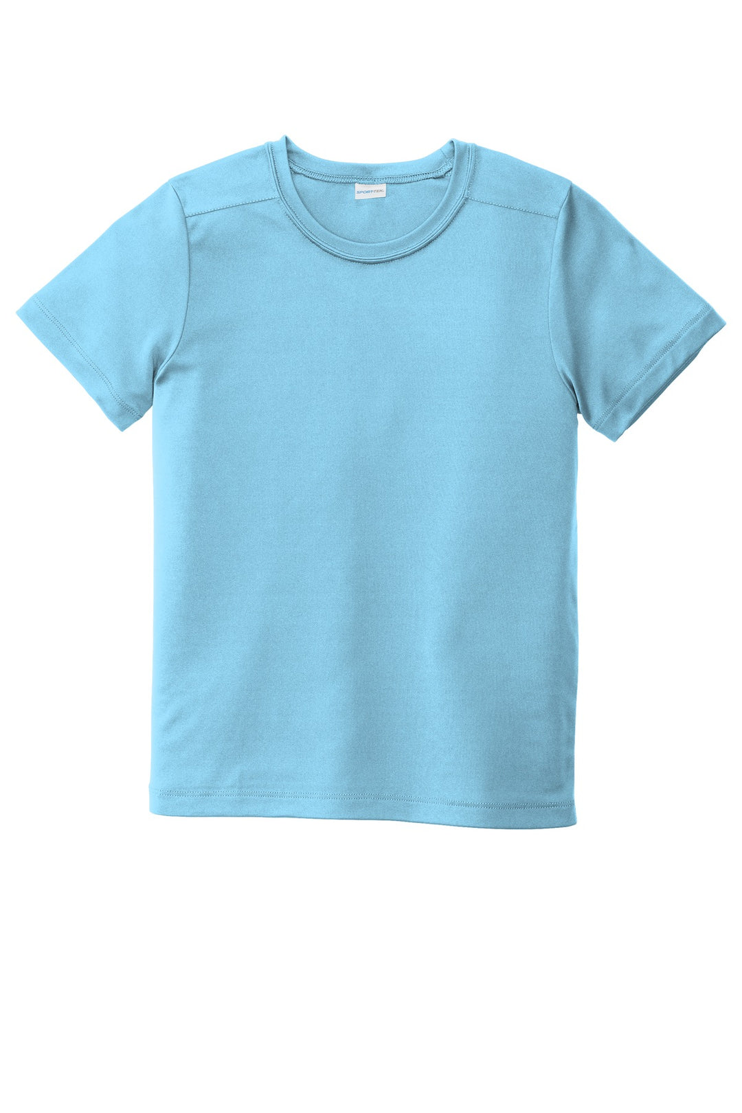 Light Blue Sport-Tek Youth Posi-UV Pro Tee. YST420