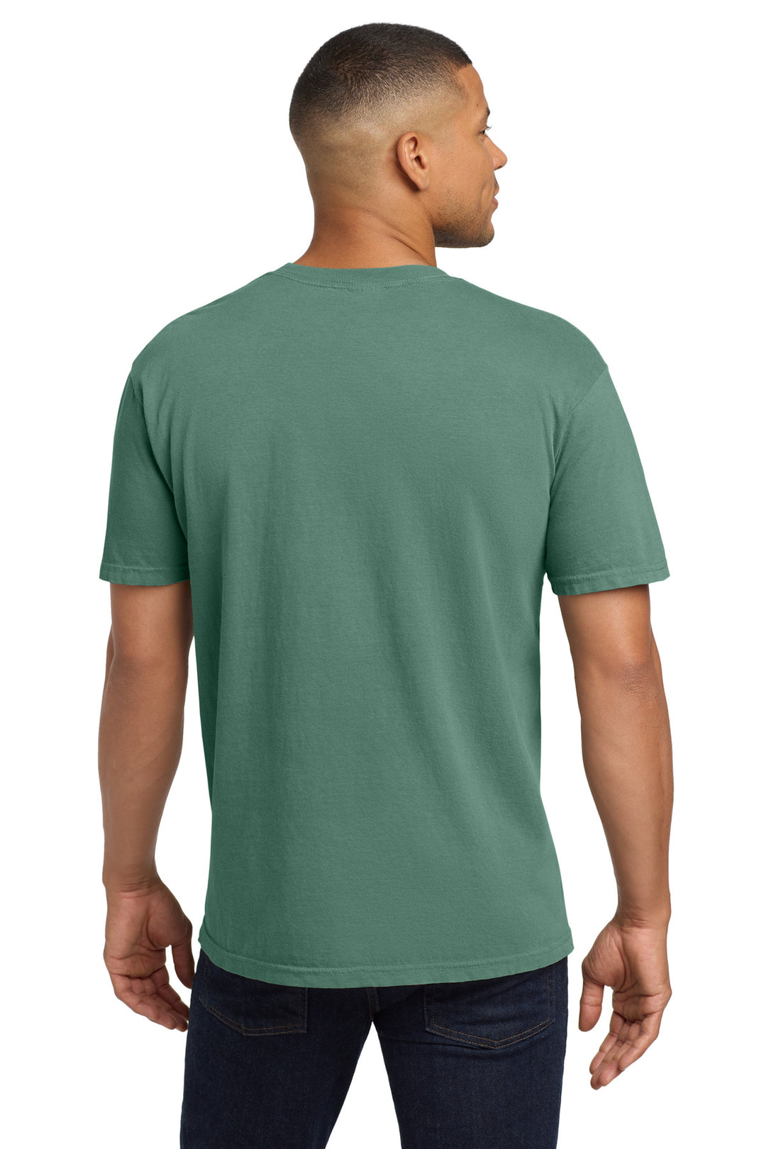 Light Green COMFORT COLORS Heavyweight Ring Spun Pocket Tee. 6030