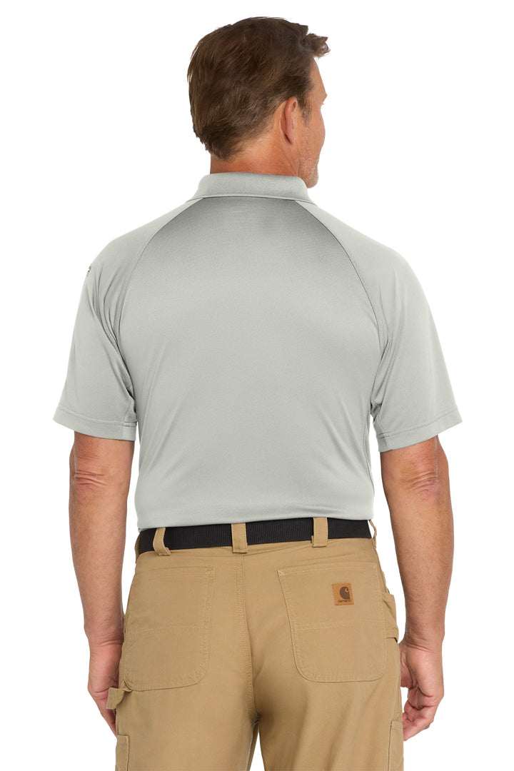 Light Grey CornerStone Tall Select Snag-Proof Tactical Polo. TLCS410