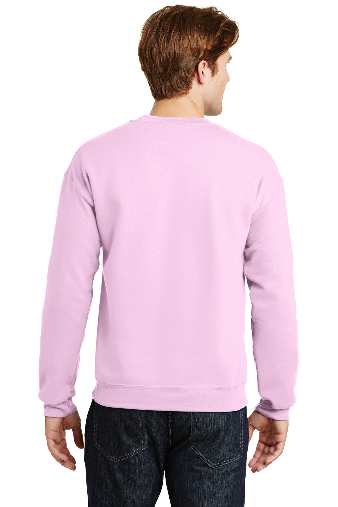 Light Pink Gildan Heavy Blend Crewneck Sweatshirt. 18000