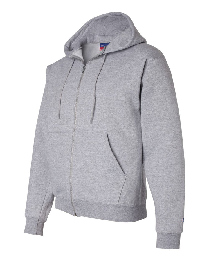 Light Steel Powerblend® Full-Zip Hooded Sweatshirt - S800