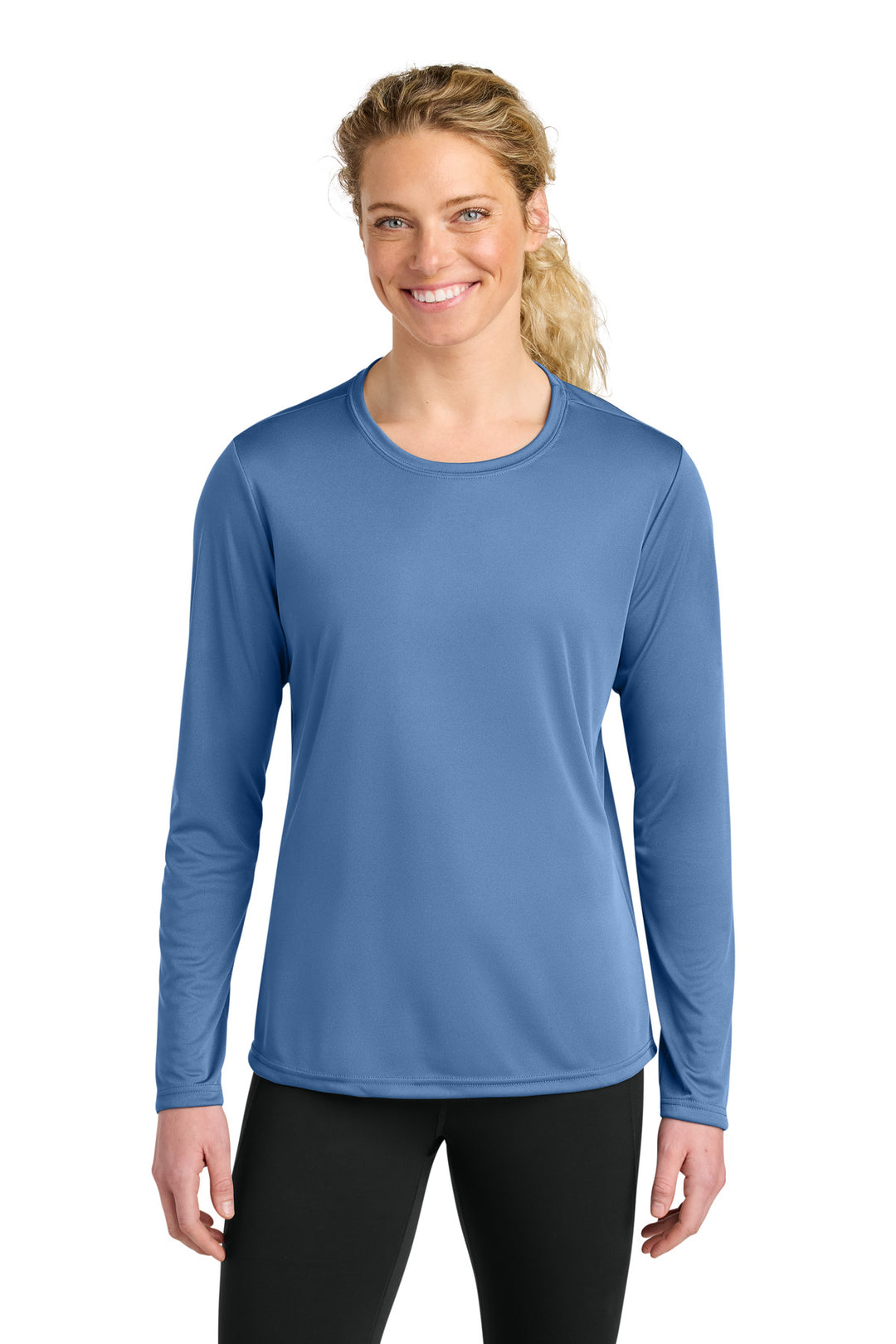 LightBlue A4 Women's Cooling Performance Long Sleeve Tee A4NW3002
