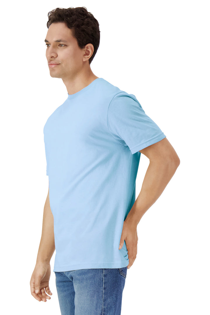 LightBlue Gildan Light Cotton Tee 3000