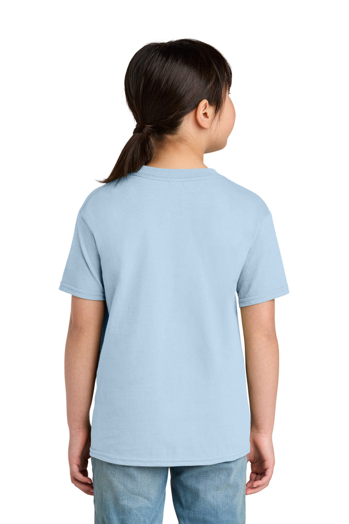 LightBlue Gildan Youth Softstyle Midweight Tee 65000B