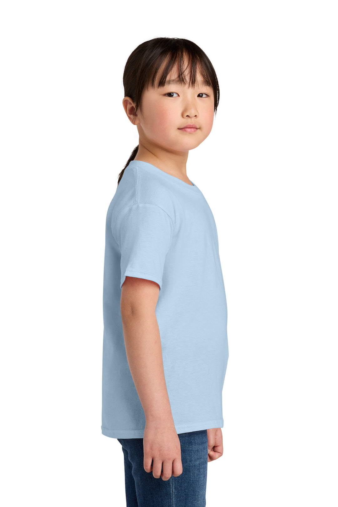 LightBlue Gildan Youth Softstyle T-Shirt 64000B