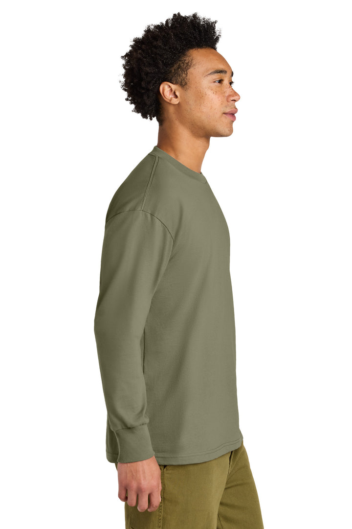 LightOlive Next Level Apparel Heavyweight Long Sleeve Tee NL7211