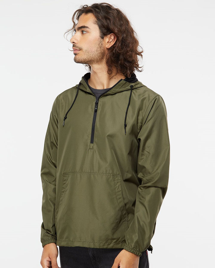 Lightweight Quarter-Zip Windbreaker Pullover Jacket - EXP54LWP  grouped