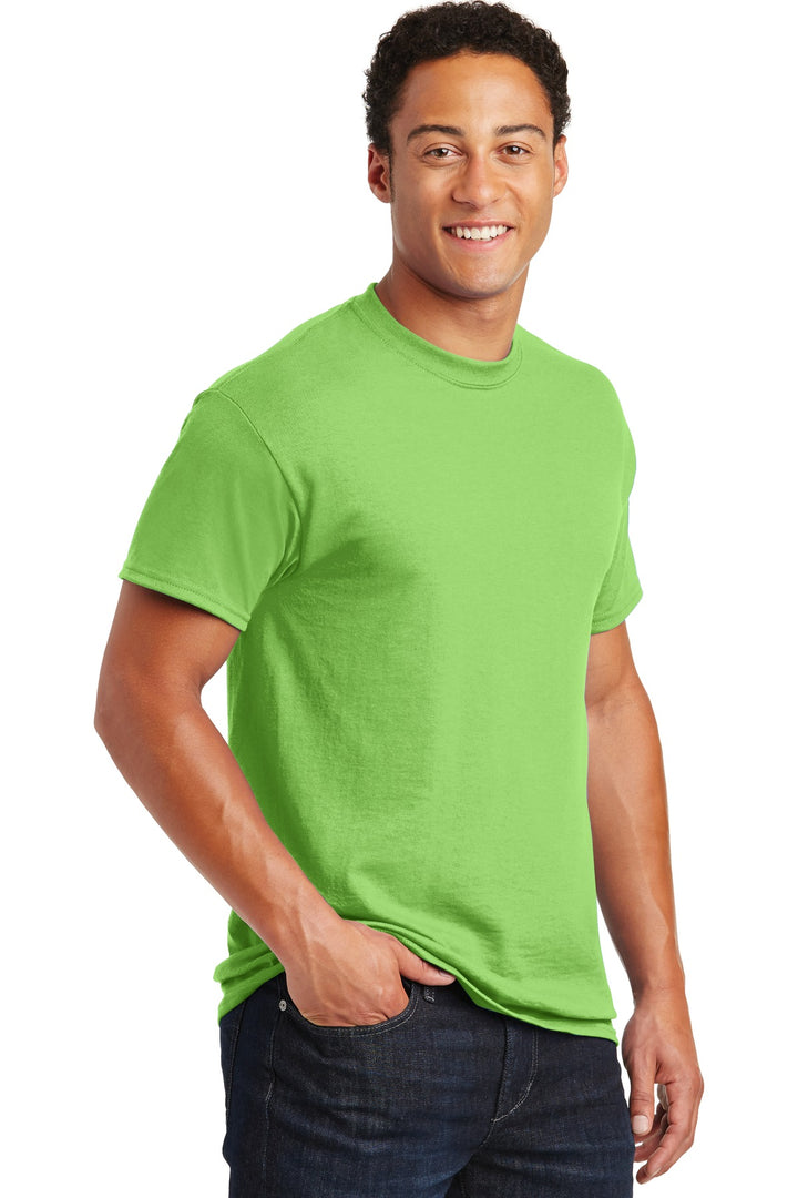 Lime Gildan DryBlend 50 Cotton/50 Poly T-Shirt. 8000