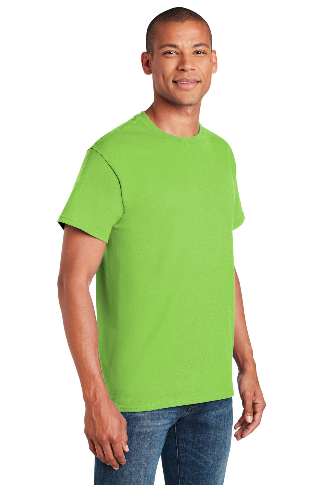 Lime Gildan - Heavy Cotton 100% Cotton T-Shirt. 5000