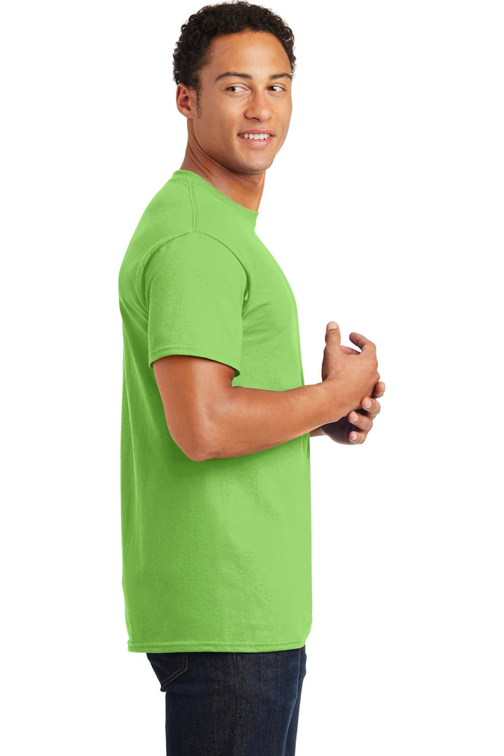Lime Gildan - Ultra Cotton 100% US Cotton T-Shirt. 2000