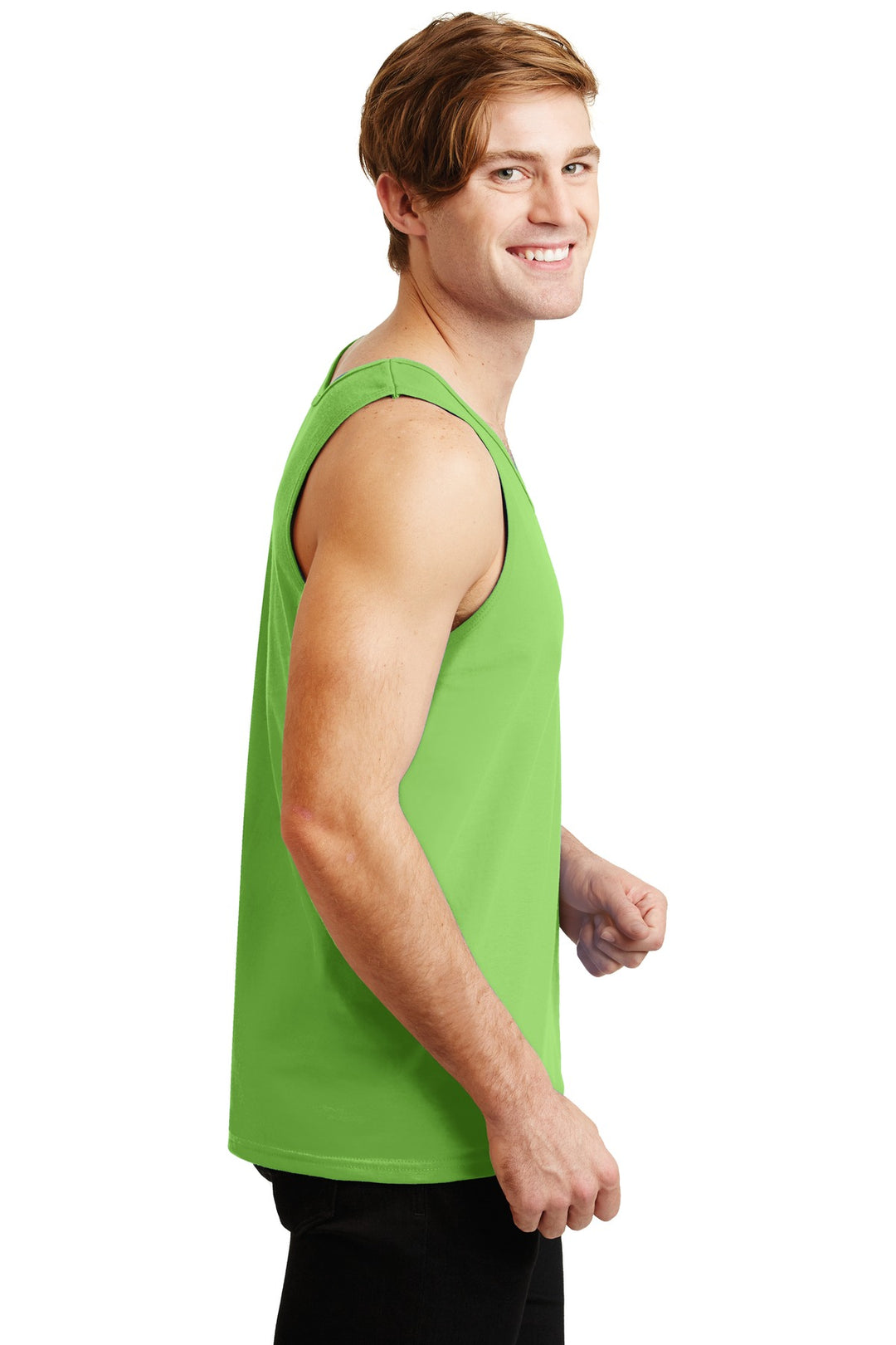 Lime Gildan - Ultra Cotton 100% US Cotton Tank Top. 2200