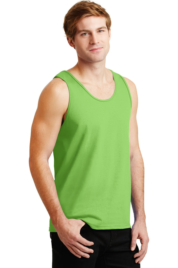 Lime Gildan - Ultra Cotton 100% US Cotton Tank Top. 2200