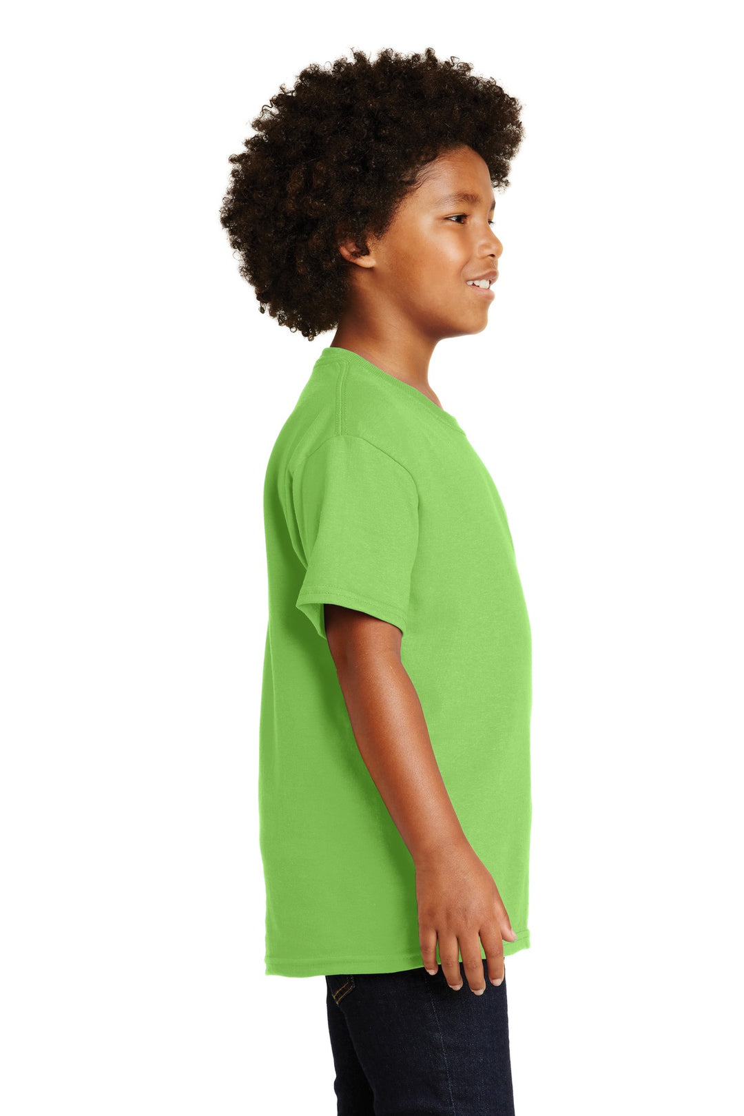 Lime Gildan - Youth Ultra Cotton 100% US Cotton T-Shirt. 2000B