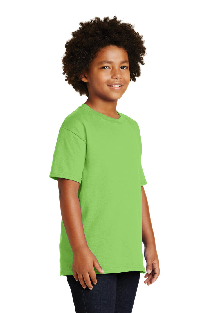 Lime Gildan - Youth Ultra Cotton 100% US Cotton T-Shirt. 2000B