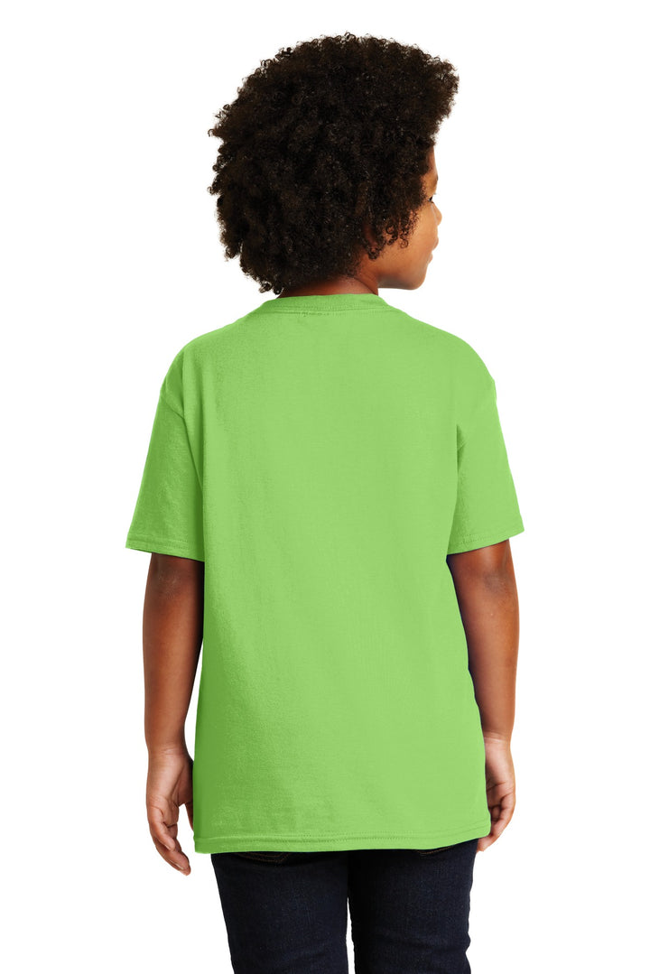Lime Gildan - Youth Ultra Cotton 100% US Cotton T-Shirt. 2000B