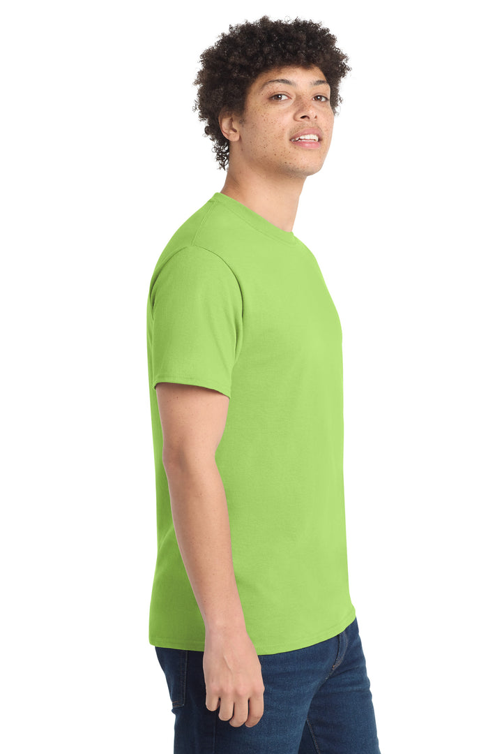 LIME Port & Company - Core Cotton Tee. PC54