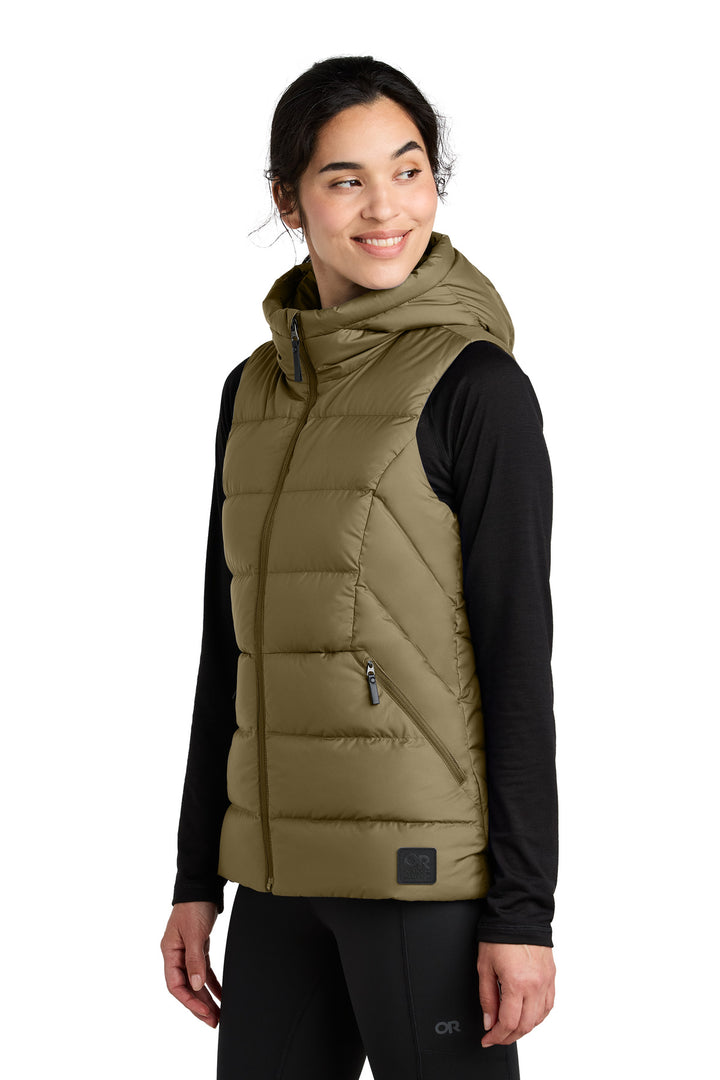 Loden LIMITED EDITION Outdoor Research Women's Coldsnap Hooded Down Vest OR322218