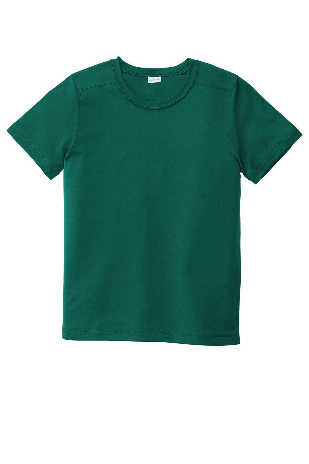 Marine Green Sport-Tek Youth Posi-UV Pro Tee. YST420