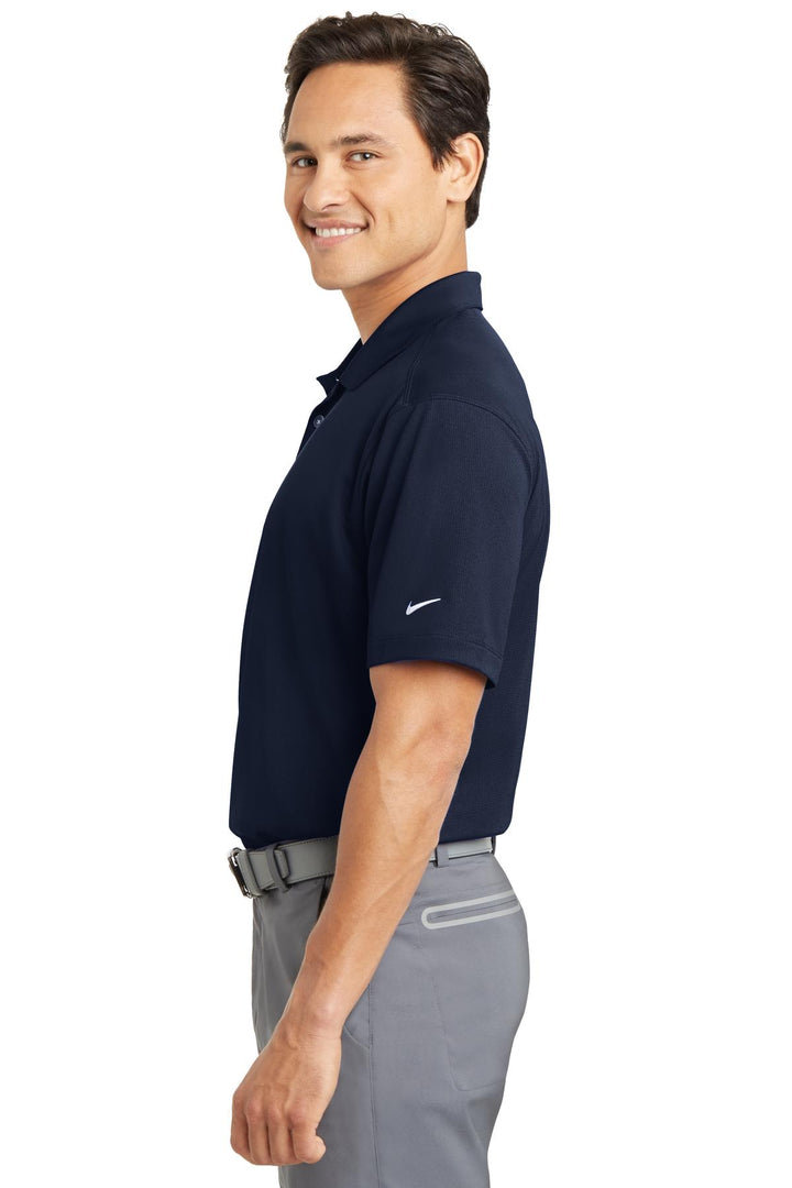 Marine Nike Dri-FIT Vertical Mesh Polo. 637167