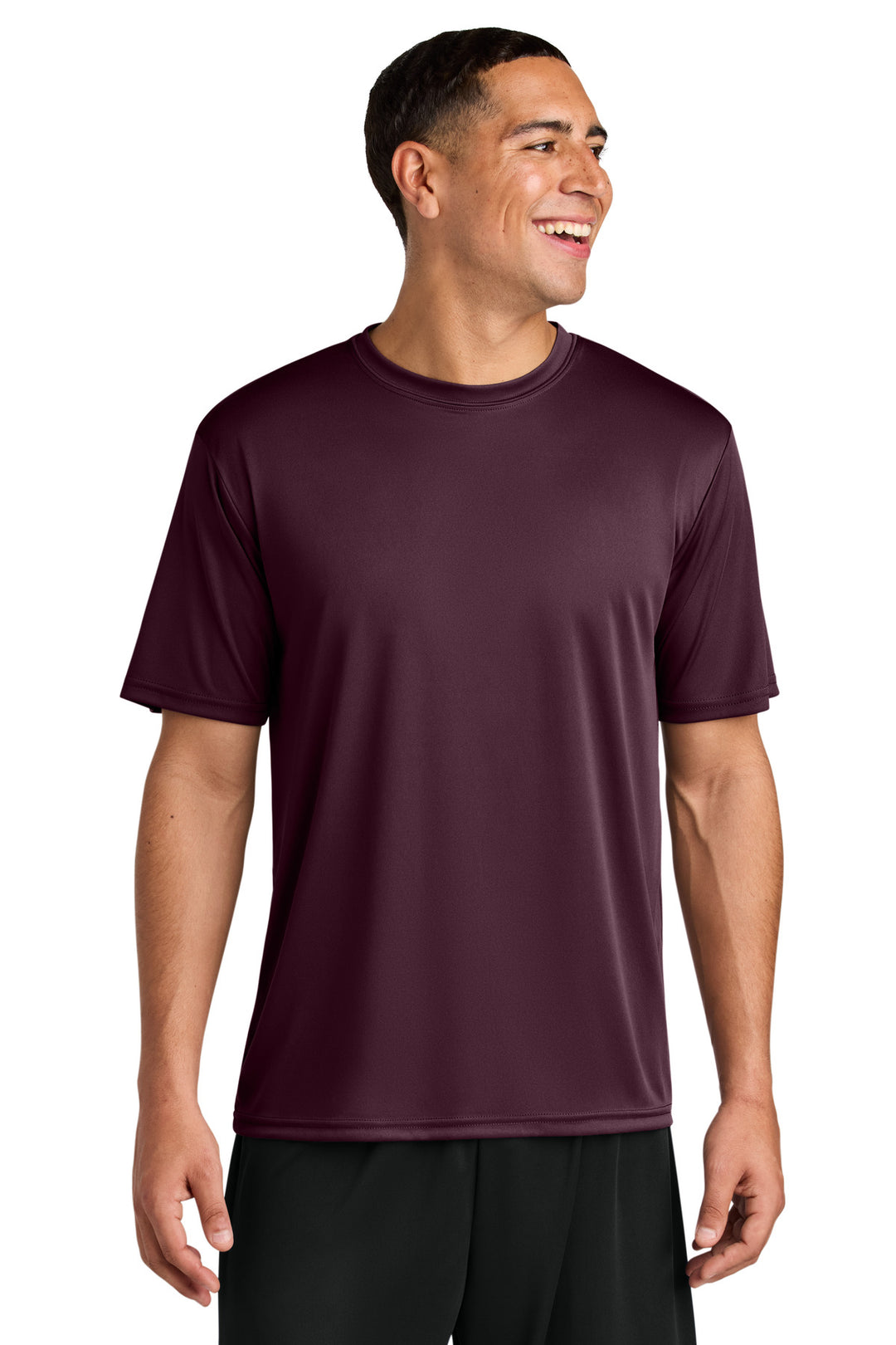 Maroon A4 Cooling Performance Short Sleeve Tee A4N3142