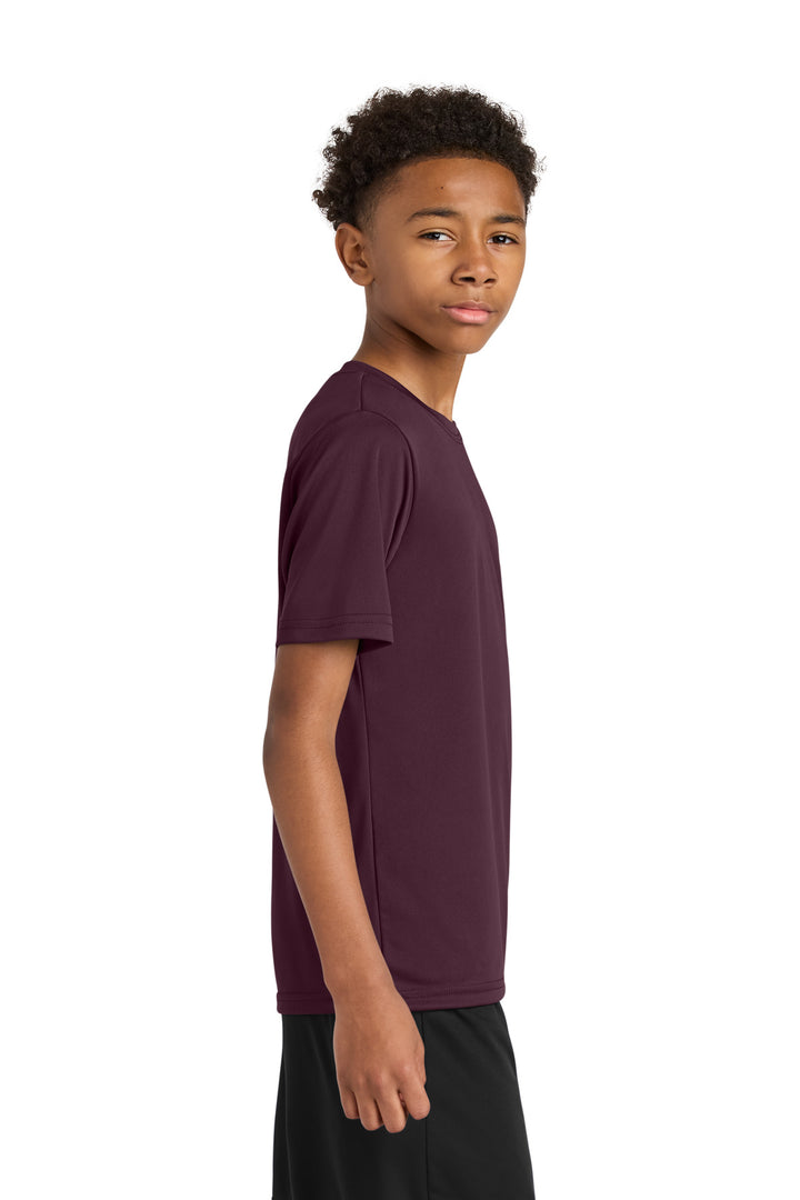 Maroon A4 Youth Cooling Performance Short Sleeve Tee A4NB3142