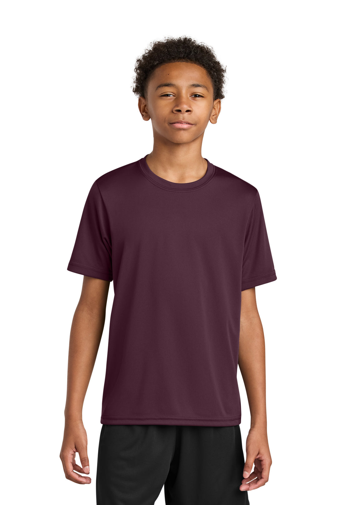 Maroon A4 Youth Cooling Performance Short Sleeve Tee A4NB3142