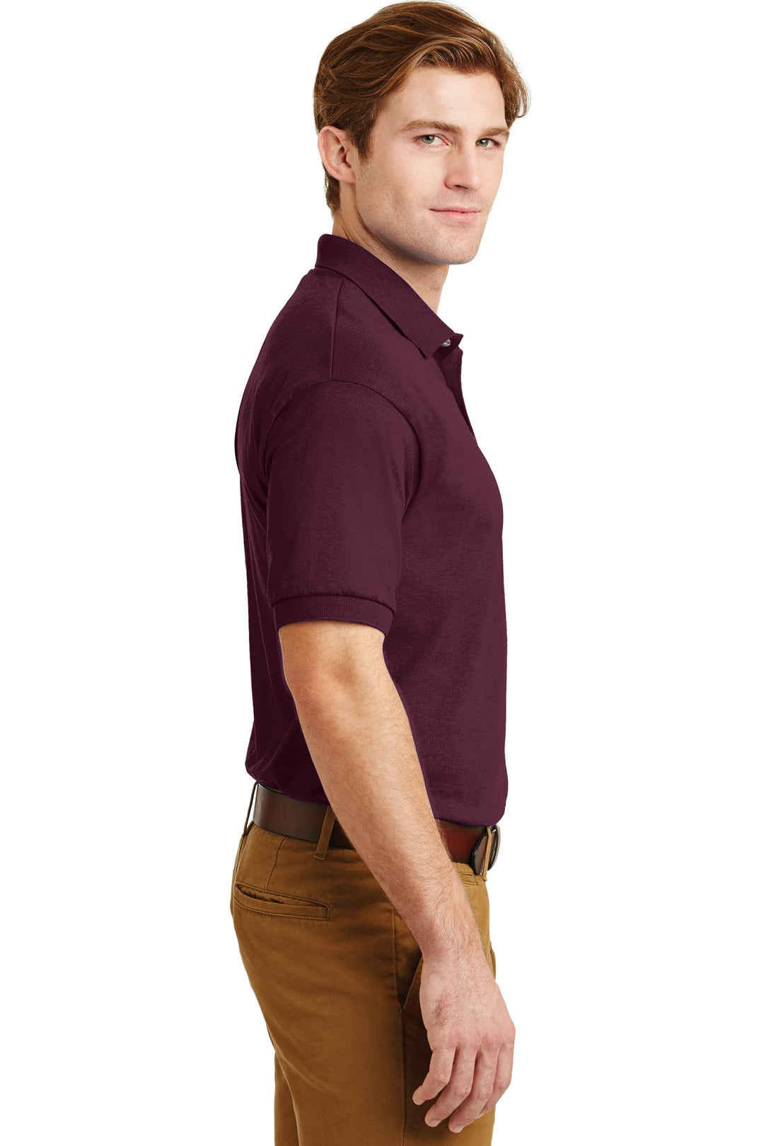 Maroon Gildan - DryBlend 6-Ounce Jersey Knit Sport Shirt. 8800