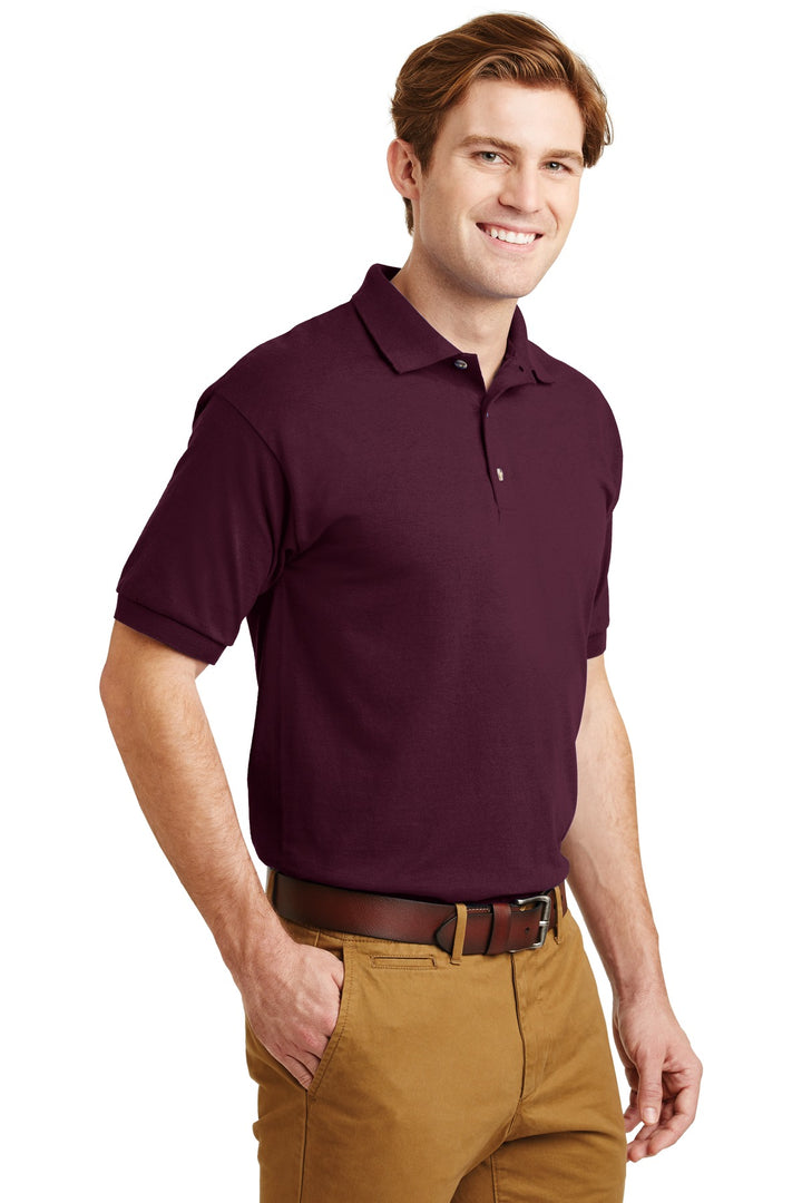 Maroon Gildan - DryBlend 6-Ounce Jersey Knit Sport Shirt. 8800