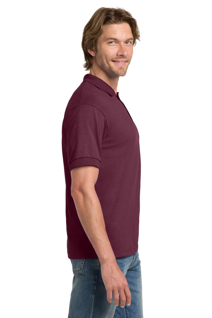 Maroon Gildan - DryBlend 6-Ounce Jersey Knit Sport Shirt. 8800