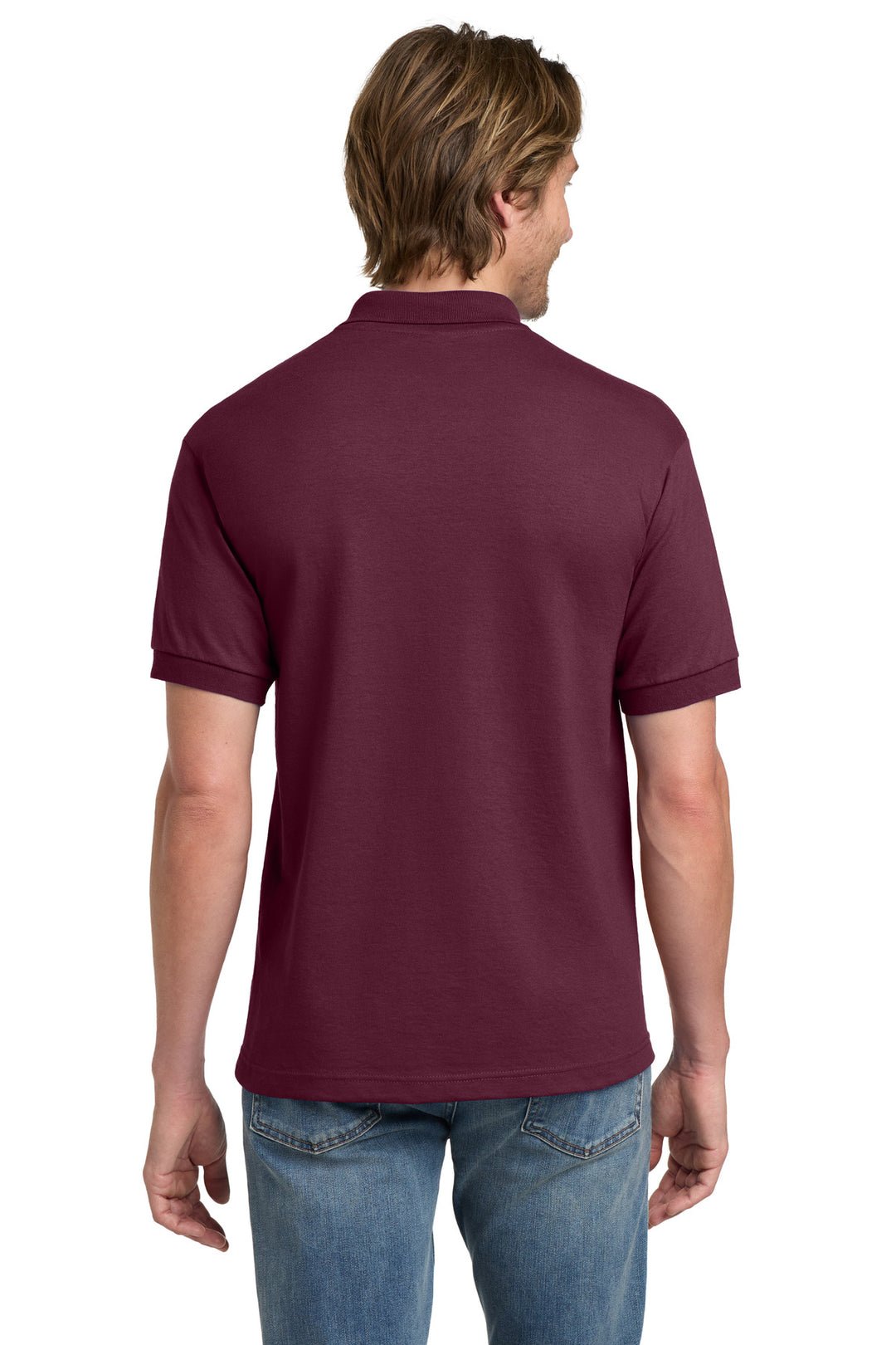 Maroon Gildan - DryBlend 6-Ounce Jersey Knit Sport Shirt. 8800