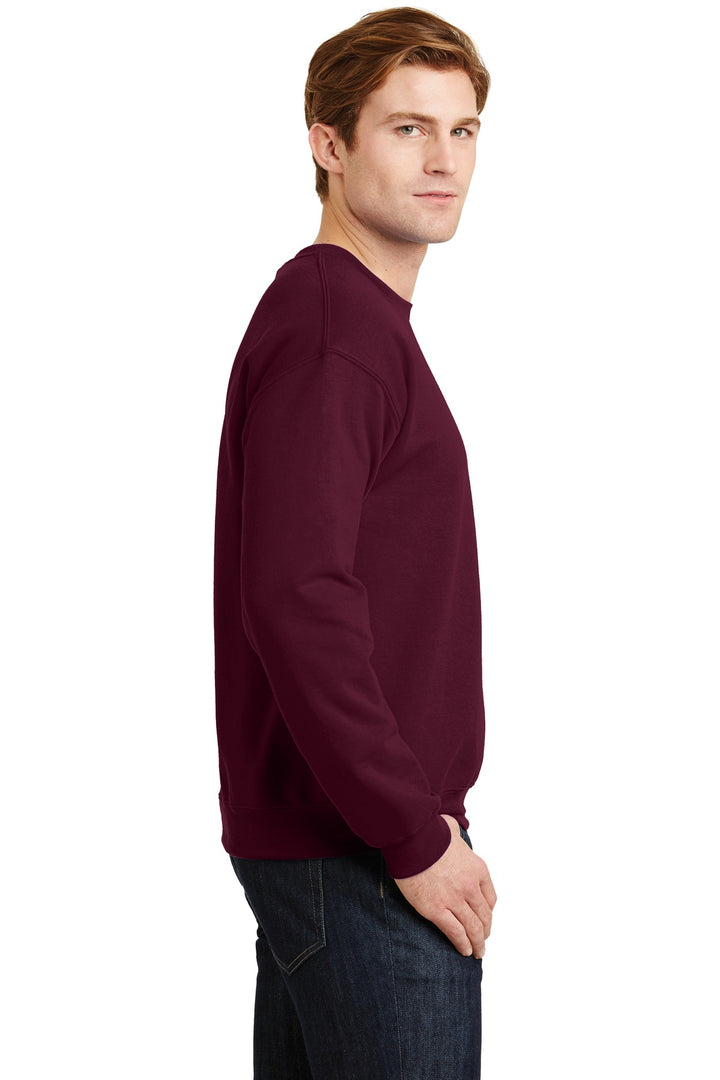 Maroon Gildan Heavy Blend Crewneck Sweatshirt. 18000