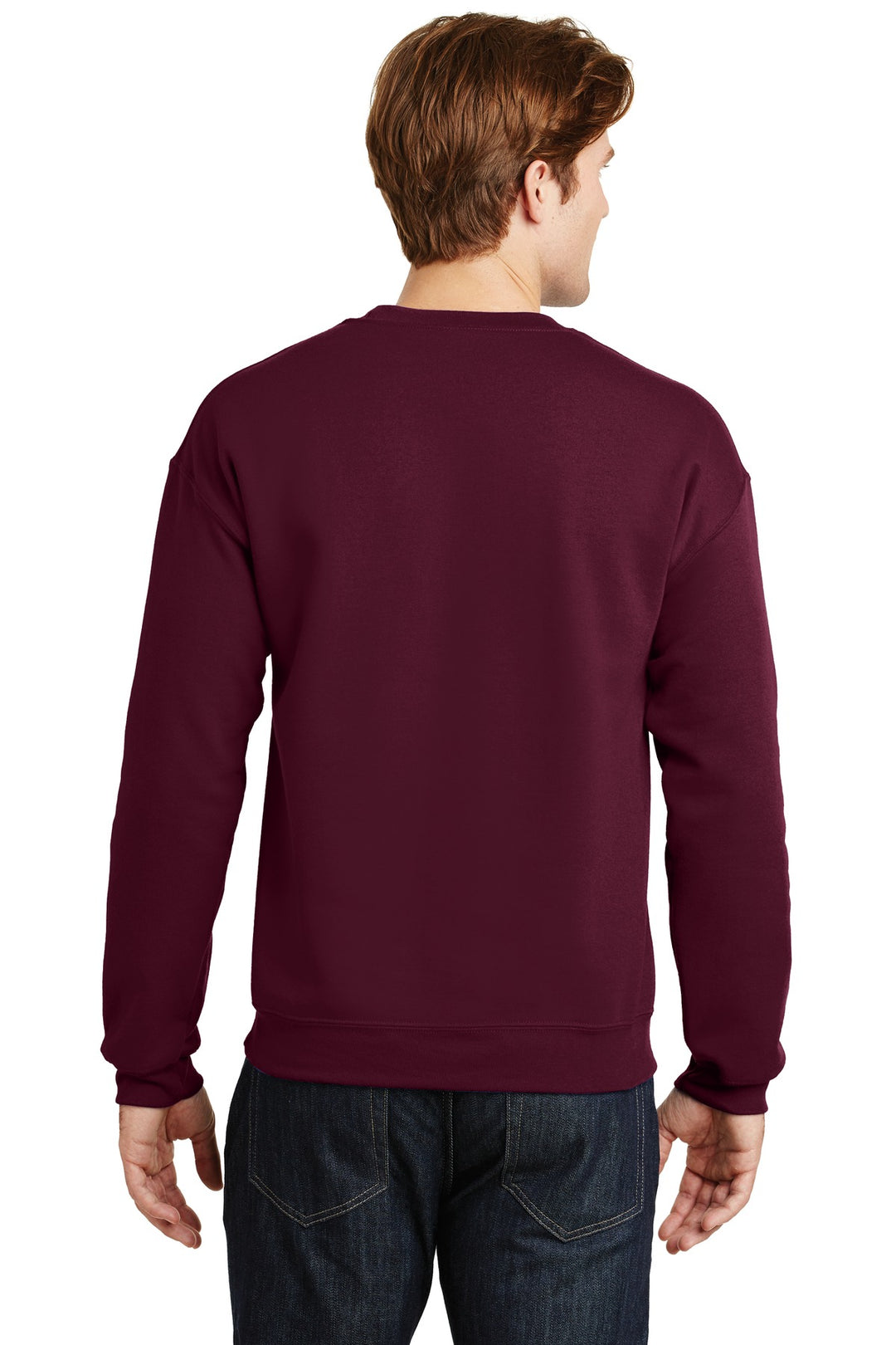 Maroon Gildan Heavy Blend Crewneck Sweatshirt. 18000