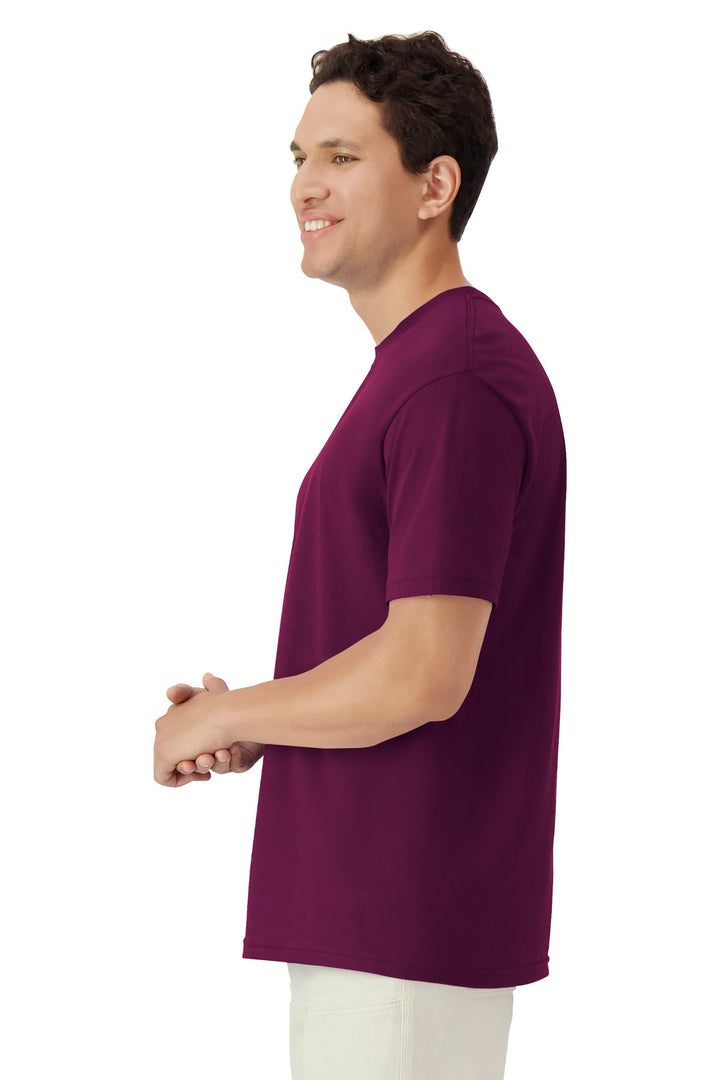 Maroon Gildan Light Cotton Tee 3000