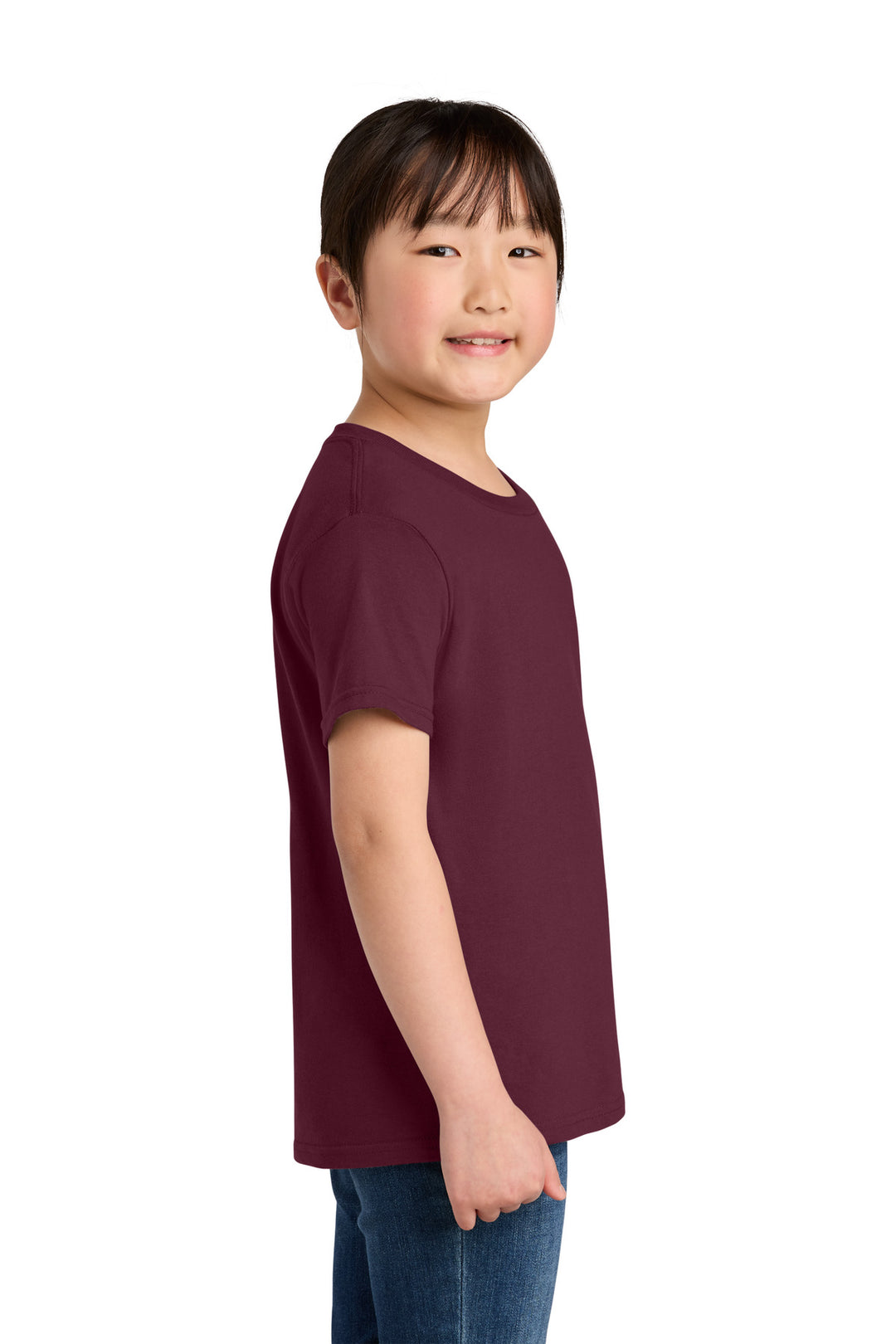 Maroon Gildan Youth Softstyle T-Shirt 64000B